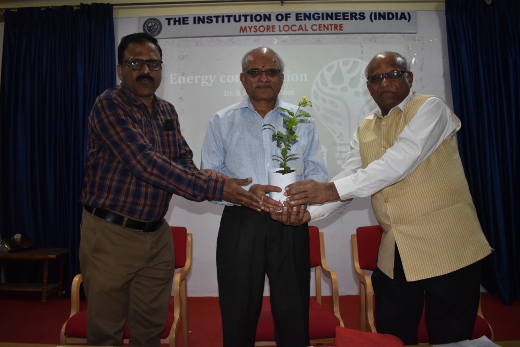 Technical Presentation on "Energy Conservation" by Dr.Sreekanthan B.S, Research Supervisor, VTU