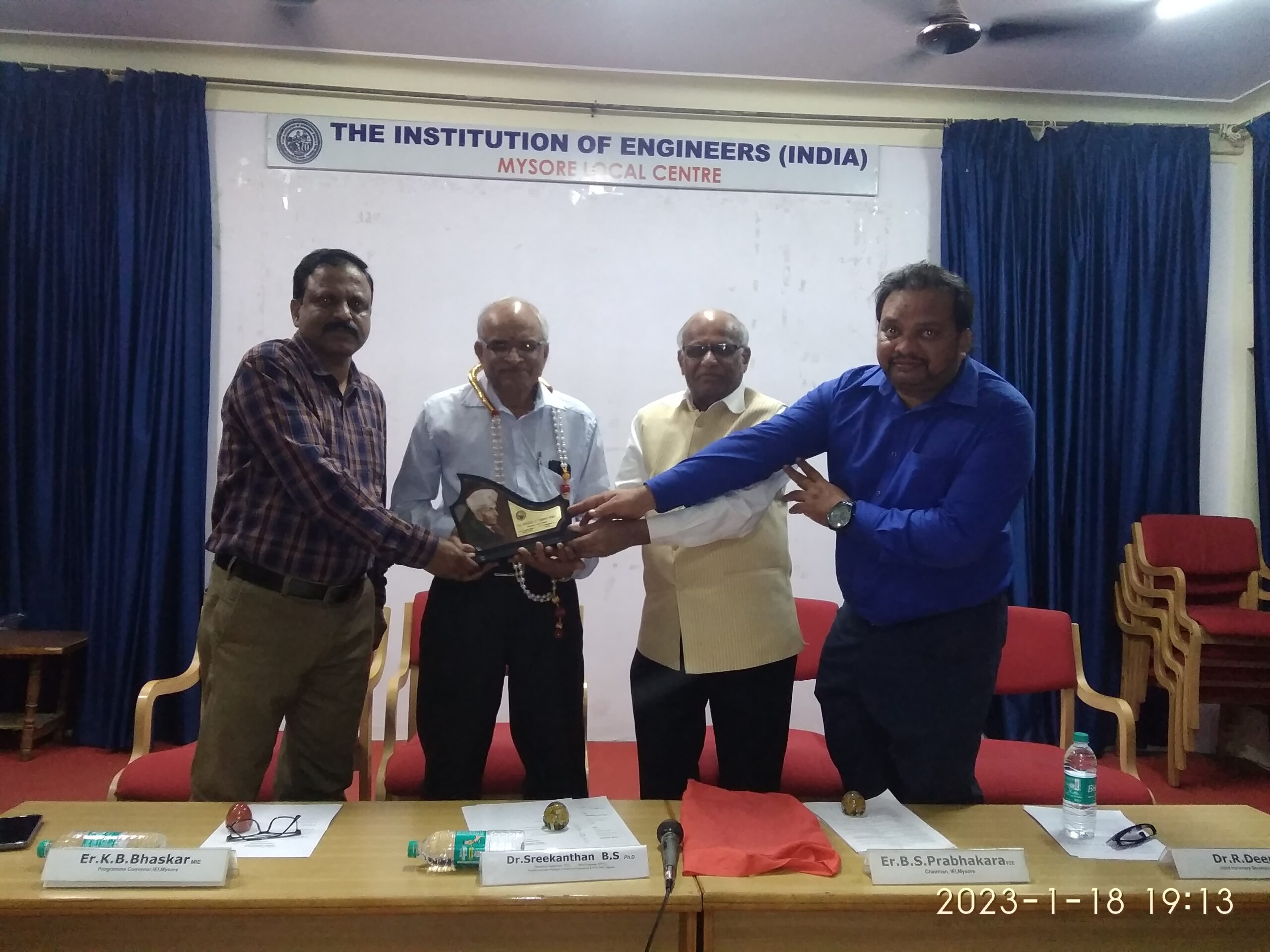 Technical Presentation on "Energy Conservation" by Dr.Sreekanthan B.S, Research Supervisor, VTU